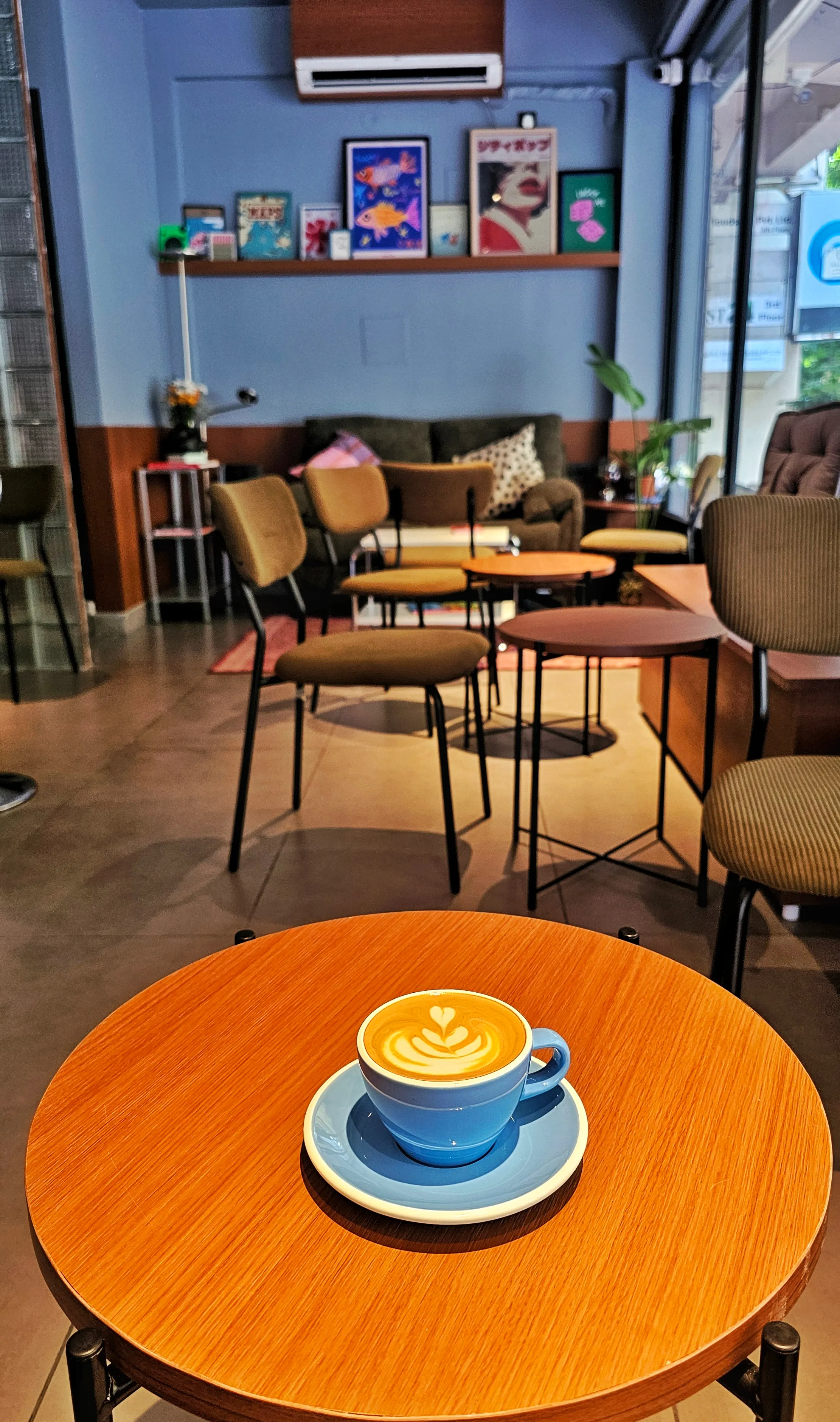A flat white at Juno Coffee Club